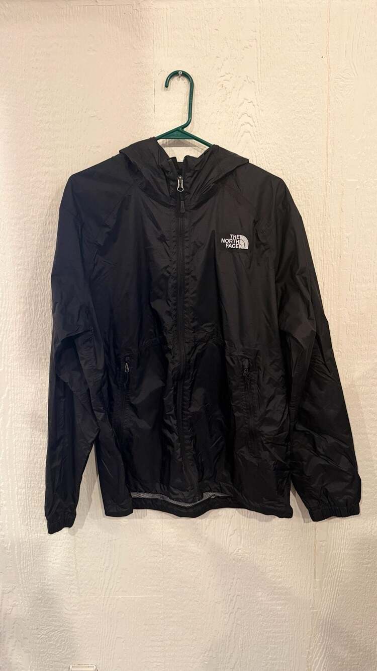 The North Face Dryvent Full-Zip Hooded Wind Jacket Black Men's Large